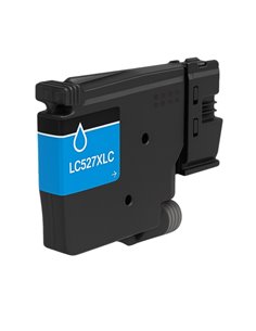 Brother LC527XL Cyan Cartouche d'encre Pigment Compatible - LC527XLC/LC527C