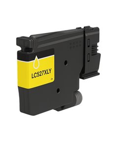 Brother LC527XL Jaune Cartouche d'encre Pigment Compatible - LC527XLY/LC527Y