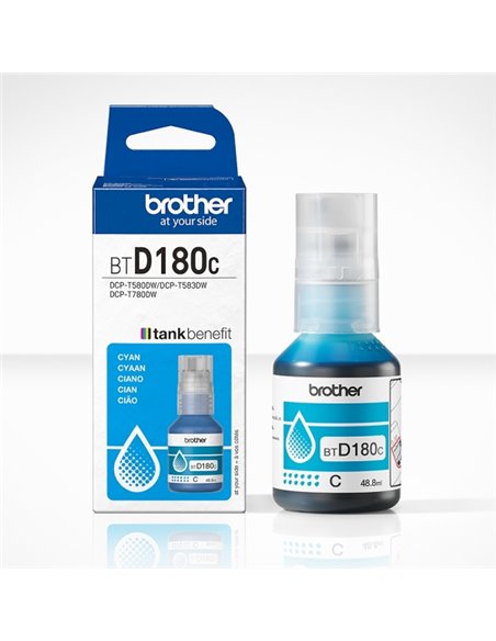 Brother BTD180C Cyan Bouteille d'encre - BTD180C