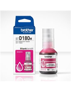 Brother BTD180M Magenta Bouteille d'encre - BTD180M
