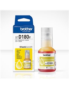 Brother BTD180Y Jaune Bouteille d'encre - BTD180Y