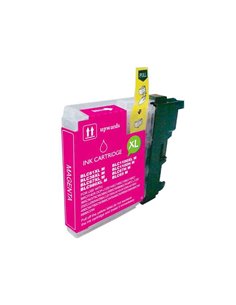 BULK - Brother LC980XL/LC1100XL/LC985XL Magenta Cartouche d'encre Compatible - LC980M/LC1100M/LC985M