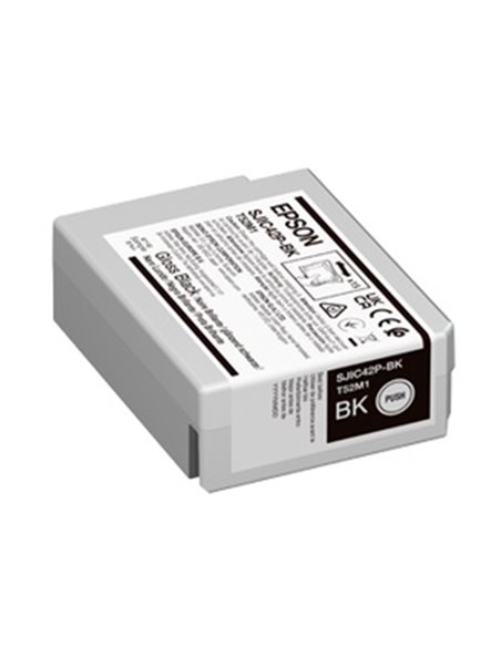 Epson SJIC42P-BK Noir Cartouche d'encre - C13T52M140