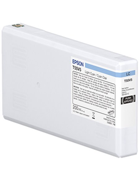 Epson T55W5 Cyan Light Cartouche d'encre - C13T55W500