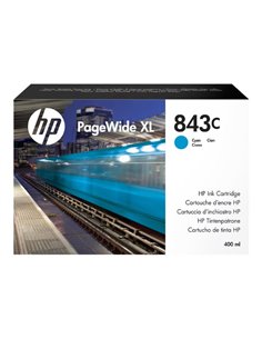 HP 843C XL Cyan Cartouche d'encre - C1Q66A