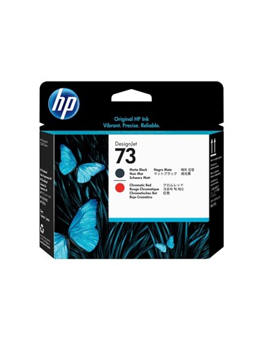 HP CD949A Noir Mat y Rouge Cromatico Tête de Impresion - 73