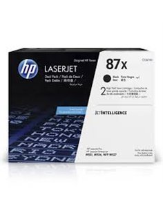 HP CF287XD Noir Pack de 2 Cartouches de Toner - 87X