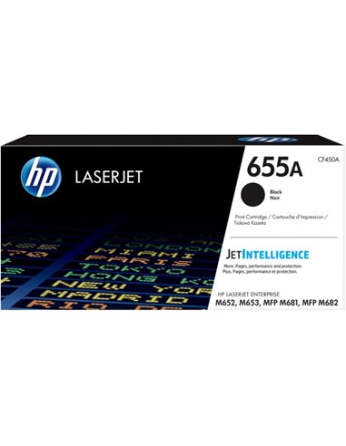 HP CF450A Noir Cartouche de Toner - 655A