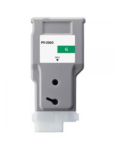 Canon PFI206 Verde Cartouche d'encre Pigment Compatible - PFI206G/5310B001