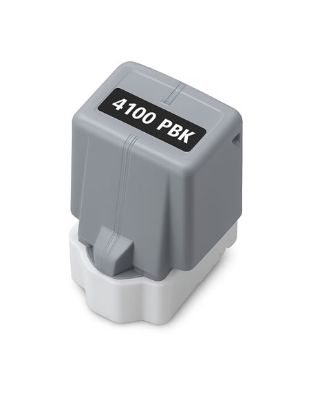 Canon PFI4100 Noir Photo Cartouche d'encre Pigment Compatible - PFI4100PBK/6777C001