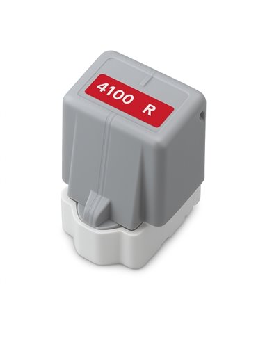 Canon PFI4100 Rouge Cartouche d'encre Pigment Compatible - PFI4100R/6785C001