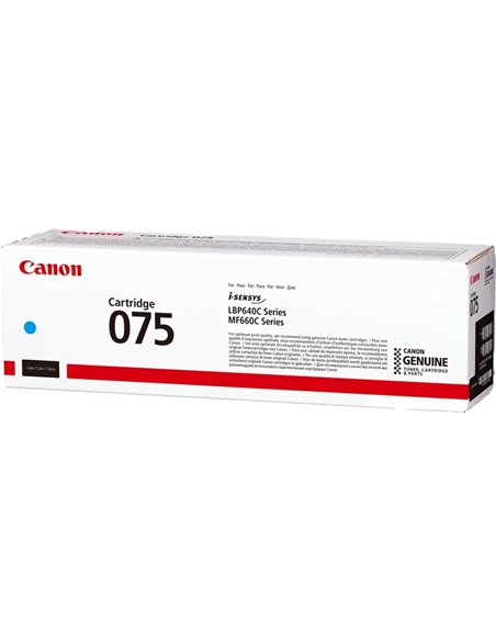 Canon 075 Cyan Cartouche de Toner - 6364C002