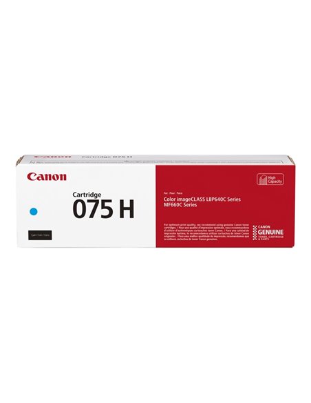Canon 075H Cyan Cartouche de Toner - 6368C002