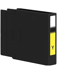 Epson T13X4/T13W4 Jaune Cartouche de Pigmenté Tinta Compatible - C13T13X440/C13T13W440