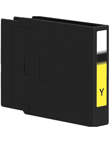 Epson T13X4/T13W4 Jaune Cartouche de Pigmenté Tinta Compatible - C13T13X440/C13T13W440
