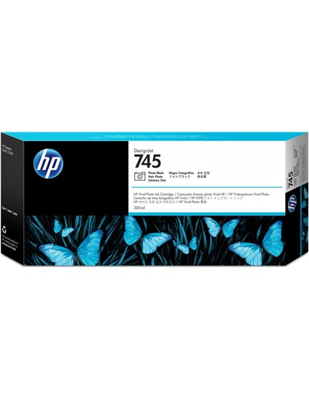 HP F9K04A Noir Photo Cartouche d'encre - 745