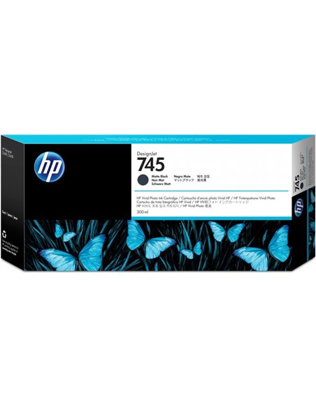 HP F9K05A Noir Mat Cartouche d'encre - 745