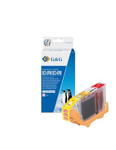 G&G Canon BCI6/BCI5/BCI3 Magenta Photo Cartouche d'encre Compatible - 4710A002