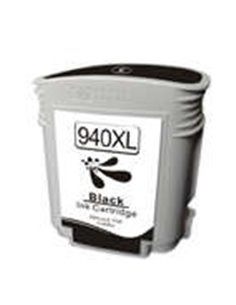 Compatible HP 940XL Noir Cartouche d'encre - C4902AE/C4906AE