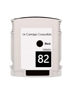 Compatible HP 82 Noir Cartouche d'encre - CH565A