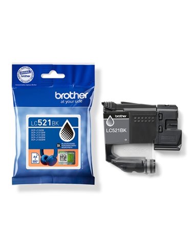 Brother LC521 Noir Cartouche d'encre - LC521BK