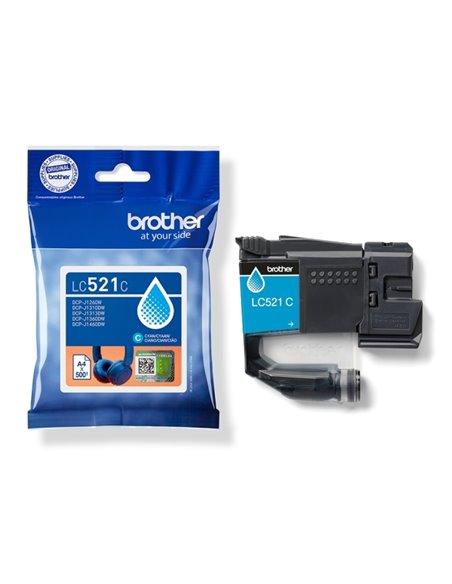 Brother LC521 Cyan Cartouche d'encre - LC521C