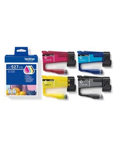 Brother LC527 Pack de 4 Cartouches d'encre - LC527VAL