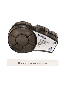Brady M21-375-461-AW Ruban de Etiquetas Poliester - Texte Noir sur fond Blanc - largeur 9.53mm x 6