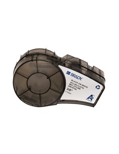 Brady M21-375-499 Ruban de Etiquetas Tela de Nylon - Texte Noir sur fond Blanc - largeur 9