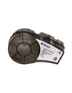 Brady M21-375-595-WT Ruban de Etiquetas Vinilo - Texte Noir sur fond Blanc - largeur 9