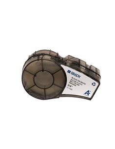 Brady M21-750-499 Ruban de Etiquetas de Nylon - Texte Noir sur fond Blanc - largeur 19