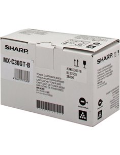 Sharp MXC30 Noir Cartouche de Toner - MX-C30GTB