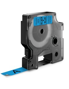 Dymo D1 45016 Ruban de Etiquetas para Rotuladora - Texte Noir sur fond Bleu - largeur 12mm x 7 metros - S0720560