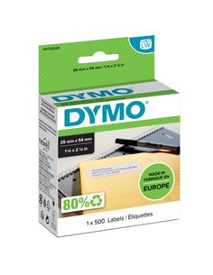 Dymo LabelWriter 11352 Etiquetas es Multiusos Autoadhesivas - 25x54mm - 500 Unités - S0722520