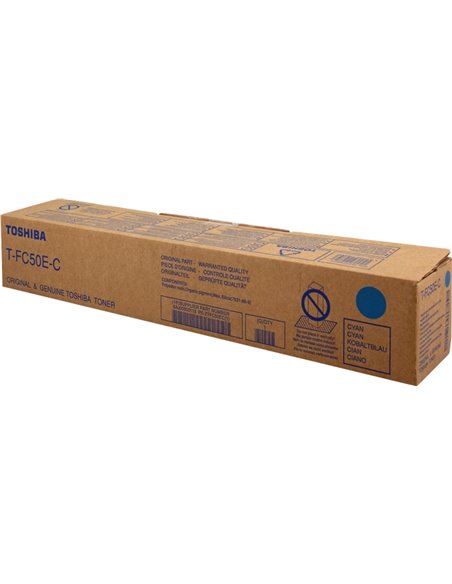 Toshiba T-FC50EC Cyan Cartouche de Toner - 6AJ00000113/6AJ00000227/6AJ00000301