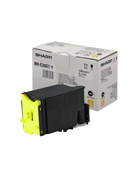 Sharp MXC30 Jaune Cartouche de Toner - MX-C30GTY