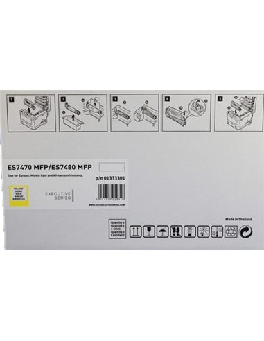 Oki Executive ES7460 - ES7470 - ES7480 - Jaune - 01333301 - Tambour
