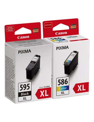 Canon PG-595XL/CL-586XL Multipack de 2 Cartouches d'encre es - 7170C004