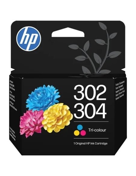 HP 302/304 Cartouche d'Encre Couleur - B7RT6AE/F6U65AE/N9K05AE