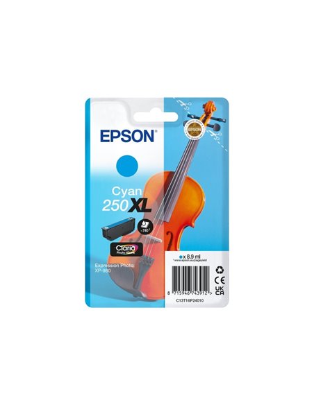 Epson 250XL Cyan Cartouche d'Encre - C13T16P24010