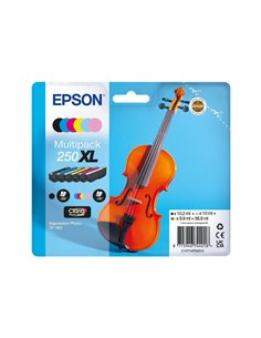Epson 250XL Pack de 6 Cartouches d'encre es - C13T16P84010