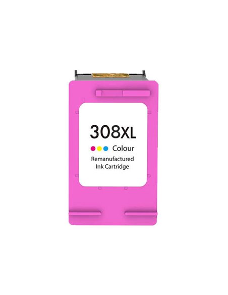 Remanufacturé HP 308XL Couleur Cartouche d'Encre - Remplace 7FP2UE - Haute Capacité/Jumbo