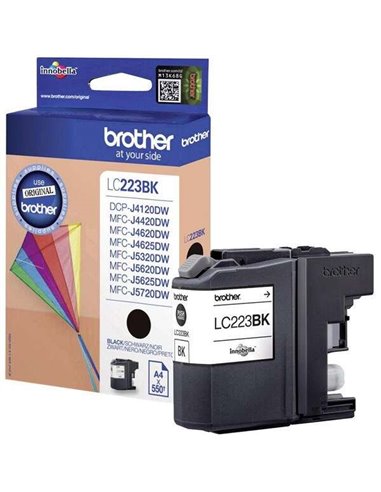 Brother LC223 Noir Cartouche d'Encre - LC223BKBP