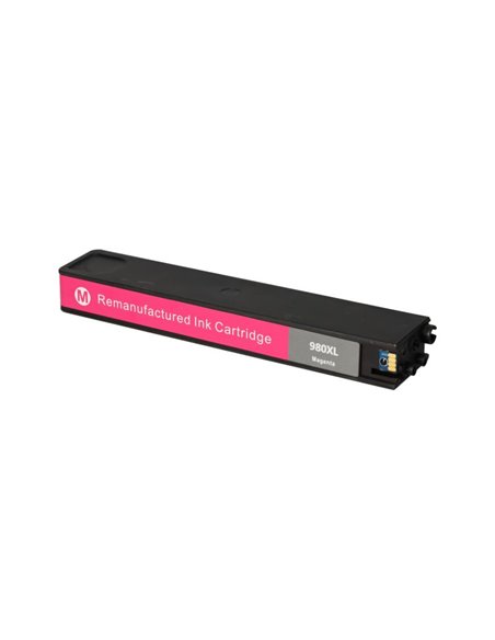 Compatible HP 980 Magenta Cartouche d'Encre Pigmentada - Remplace D8J08A