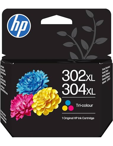 HP 302XL/304XL Cartouche d'Encre Couleur - B7RT8AE/F6U67AE/N9K07AE
