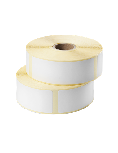Brother Pack de 6 Rouleaux d'étiquettes prédécoupées de transfert thermique - 600 Étiquettes par Rouleau - dimensions 29x90mm