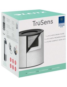 Leitz Trusens Z-3000/Z-3500 Filtro Hepa 3 en 1 H13 de Repuesto - Captura 99,95% de Particulas Ultrafinas - Lavable - Cambio Indi