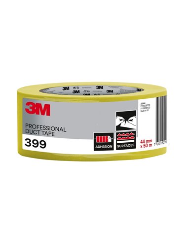 3M Ruban Adhesiva Americana - Pour Superficies Rugosas - 44mm x 50m - Haute visibilité - Couleur Jaune