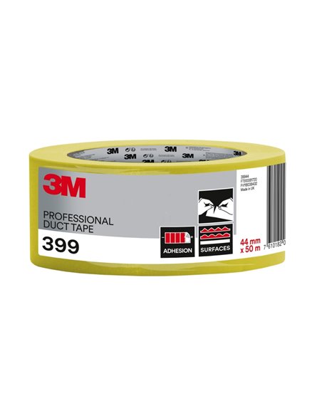 3M Ruban Adhesiva Americana - Pour Superficies Rugosas - 44mm x 50m - Haute visibilité - Couleur Jaune