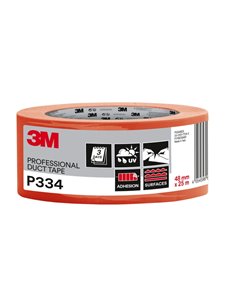 3M Ruban Adhesiva Americana - 48mm x 25m - Haute Adherencia - Couleur Orange